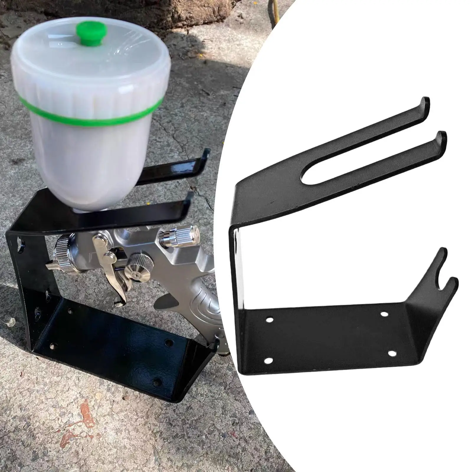 Paint Sprayers Spray Holder Stable Iron Accessory for Painting Stand Car Body Shop Workbench