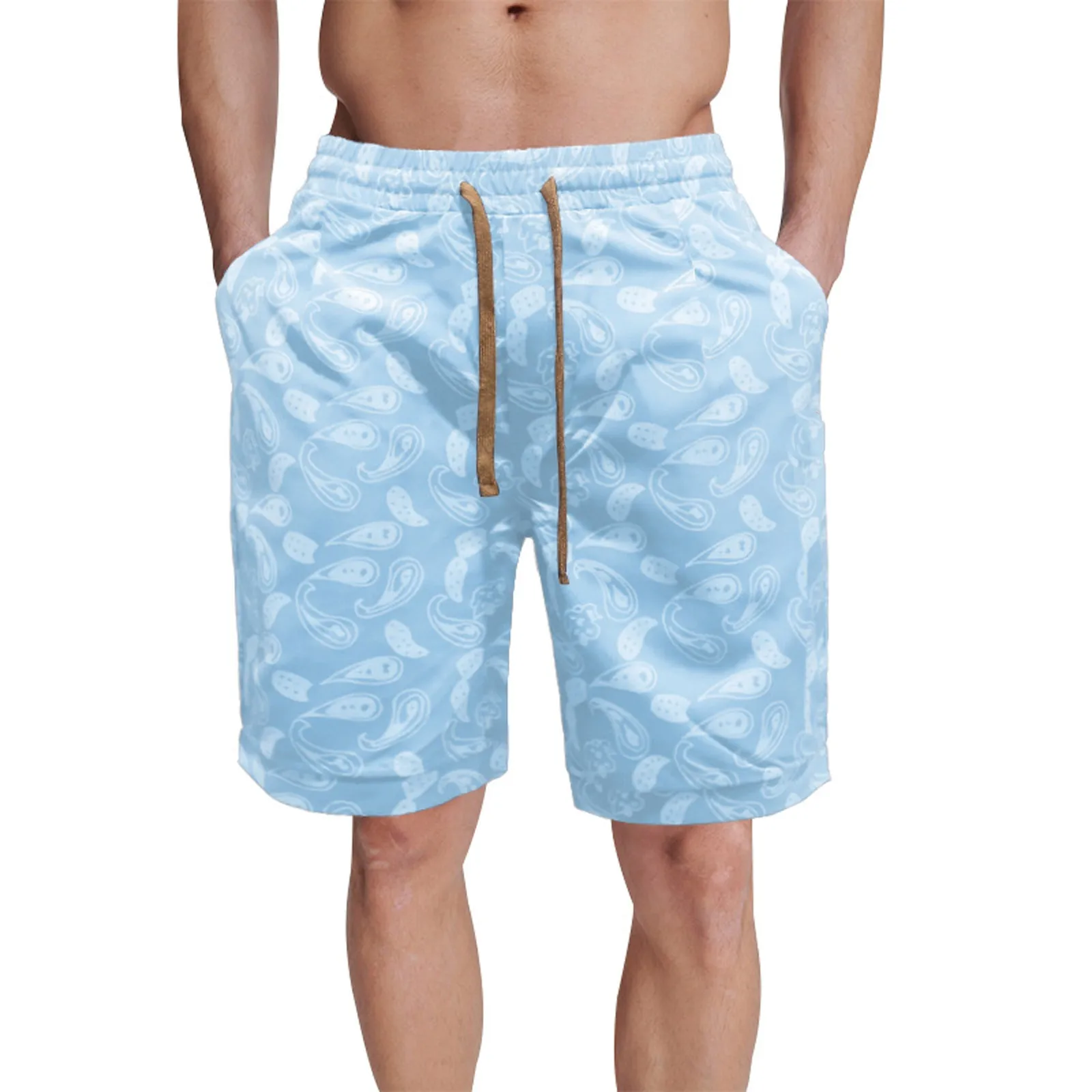 Proximité Wstring-Short Respirant Taille Haute, Décontracté, Confortable, Mince, Classique, Simple, Solide, Document, Été