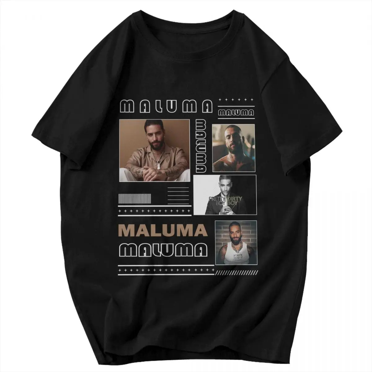 Rapper MALUMA 2025 Album Awesome T Shirts Graphic Anime T Shirts For Men Women Tees Clothing