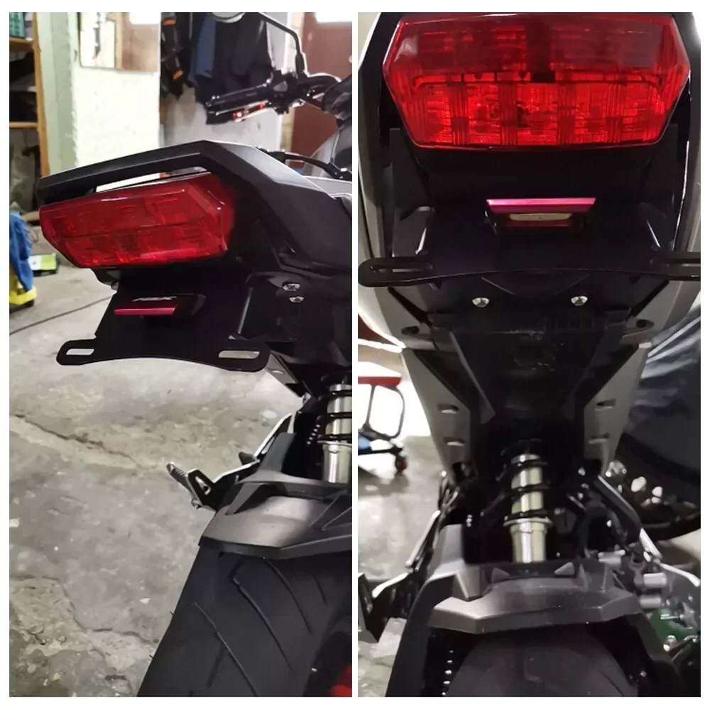 อุปกรณ์เสริมรถจักรยานยนต์หาง Tidy Fender Eliminator ใบอนุญาตผู้ถือแผ่นสําหรับ HONDA MSX 125 GROM 16-2020