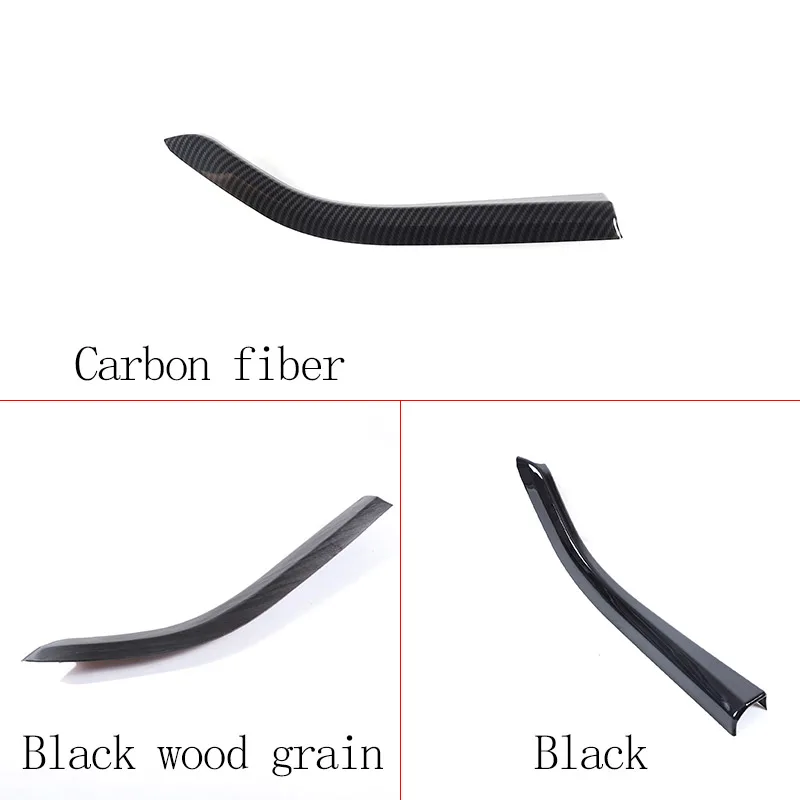 ABS Carbon Fiber For BMW 5 Series F10 2011-2017 Car Center Console Gear Shift Side Decorative Strip Sticker Car Accessories