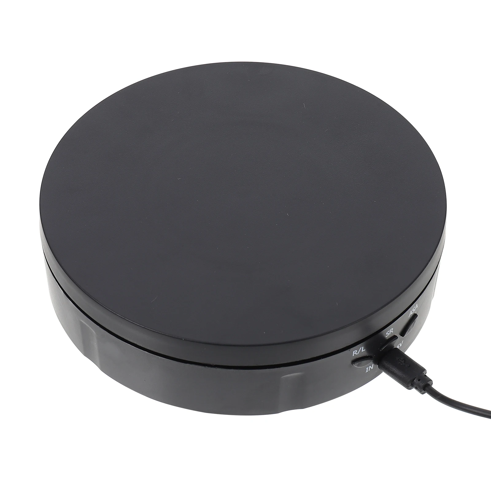 

Jewelry Rotating Display Stand Rotary Stands Abs Rotate Electric Turntable Base