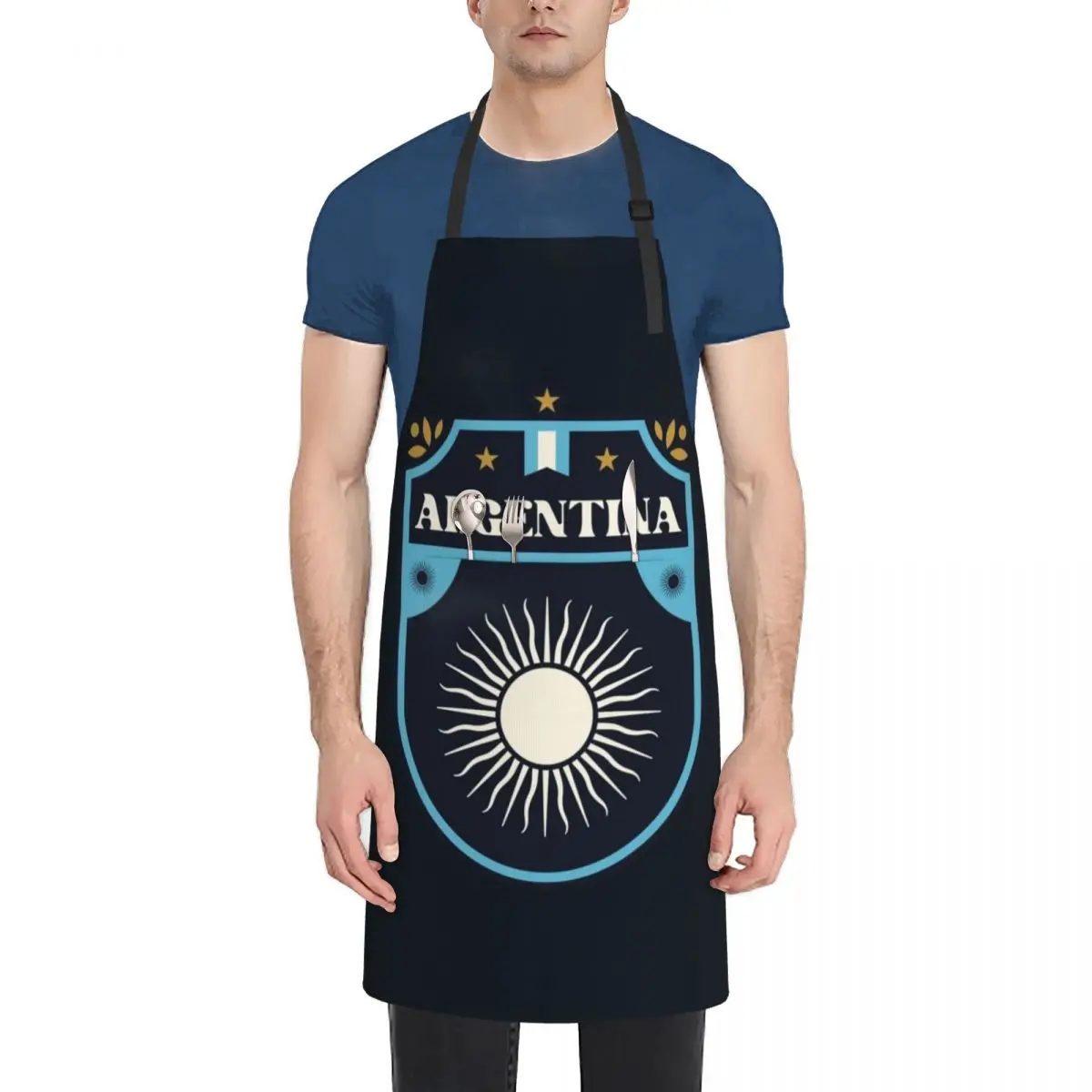 

ARGENTINA CAMPEONS Apron innovative kitchen and home items Kitchens Men chef costume Waterproof Kitchen Woman Apron