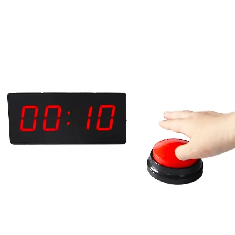 House Party Luck Challenge 10 Seconds Light Emitting Diode Red Digital Timer