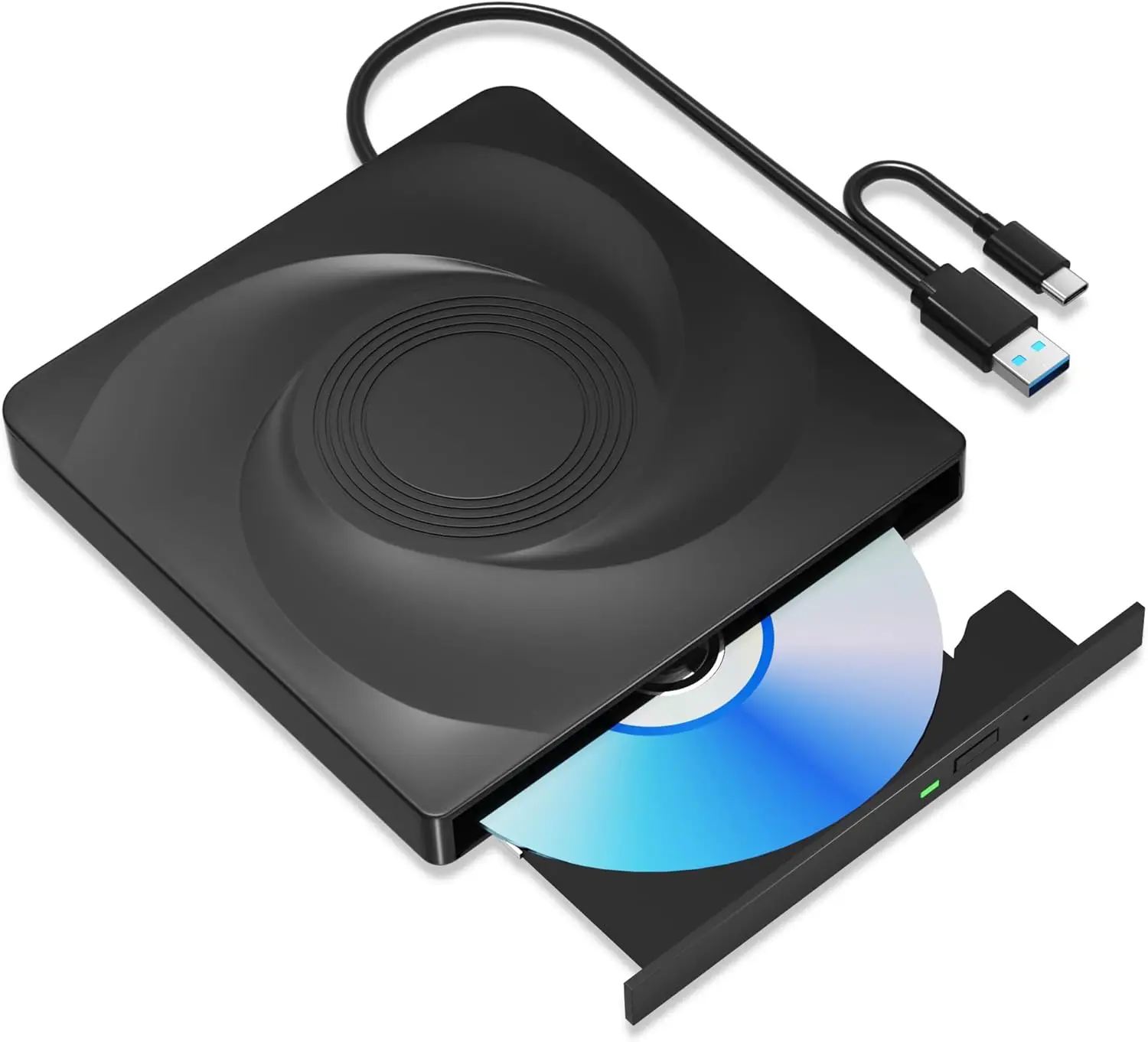 hit productExternal Blu-ray Burner Drive USB 3.0 Type-C Portable Slim BD DVD CD Optical Drives 3D Blu-ray DVD Writer Recorder fo