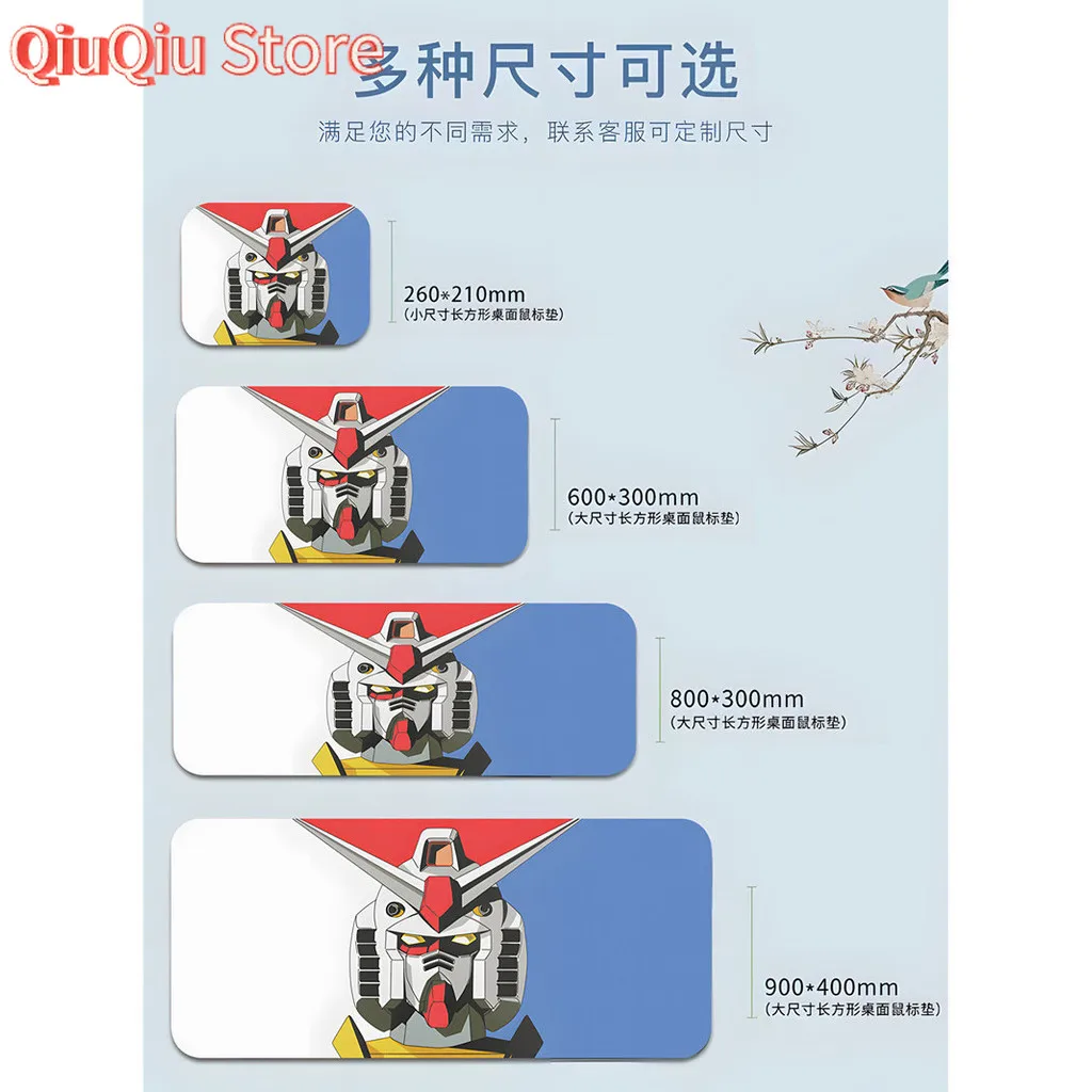 Siêu lớn Gundam Mouse Pad Bàn phím Pad