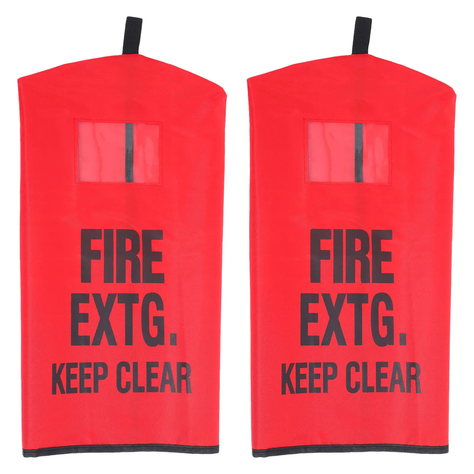 

2pcs Waterproof Cover Frost-Proof Scratch Proof Extinguisher Protective Sleeve With Clear Window Outdoor Safety Gear Pouch