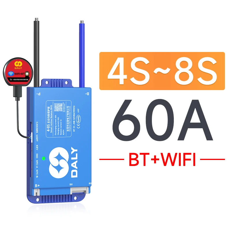 Variant: 4S-8S 60A WIFI BMS