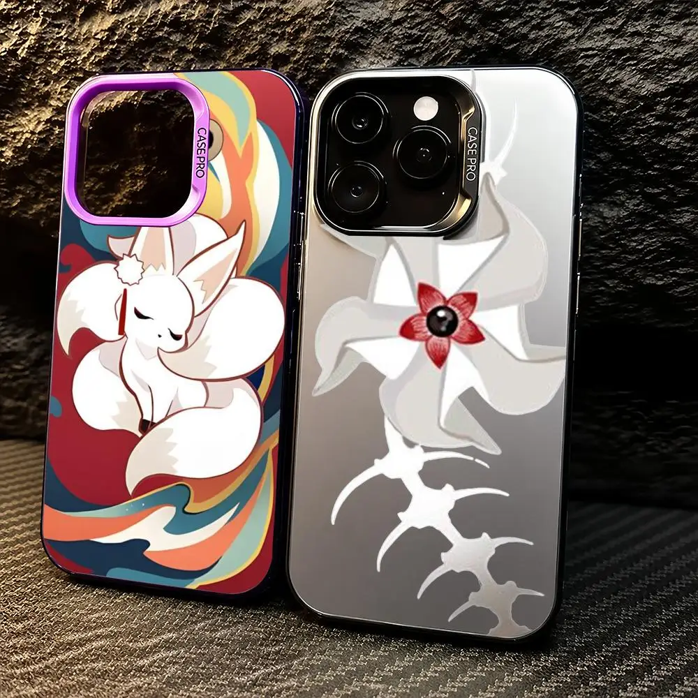 Japanischer Fuchs-Print Handyhülle für iPhone 11/12/13/14/15/16/17 Pro Max …