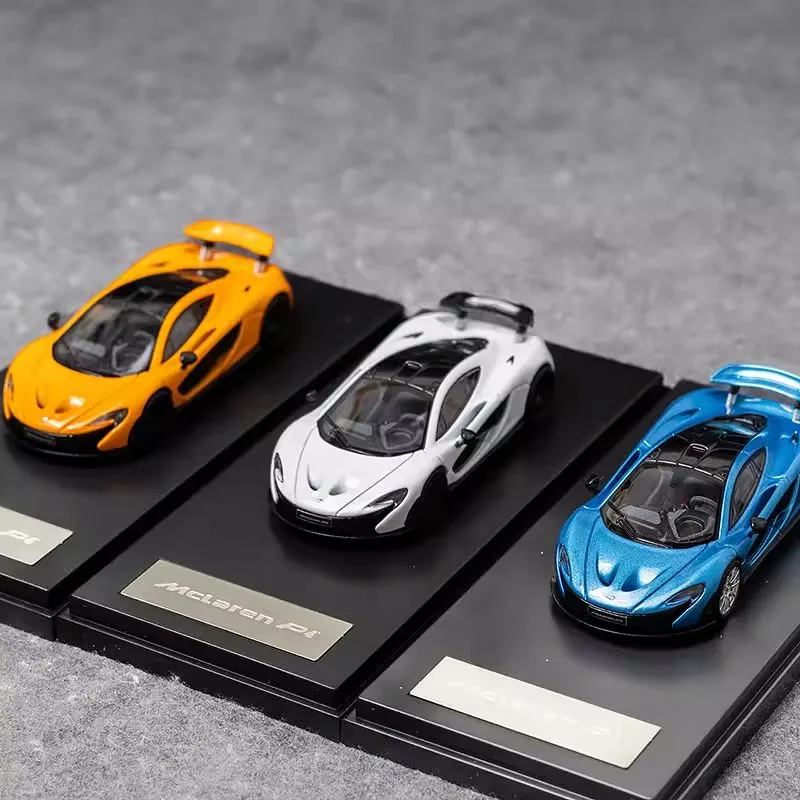 Lcd 1/64 Car Model Mclaren P1 Racing Car Alloy Super Run Car Model Simulation Display Model Boy Custom Birthday Toy Gift