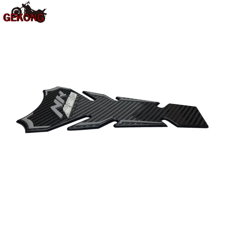 For CFMOTO CF 250NK NK250 CF250 NK 250 NK CF250NK Motorcycle Carbon Fiber Oil Tank Pad Rubber Decals Pad Non-slip side stickers