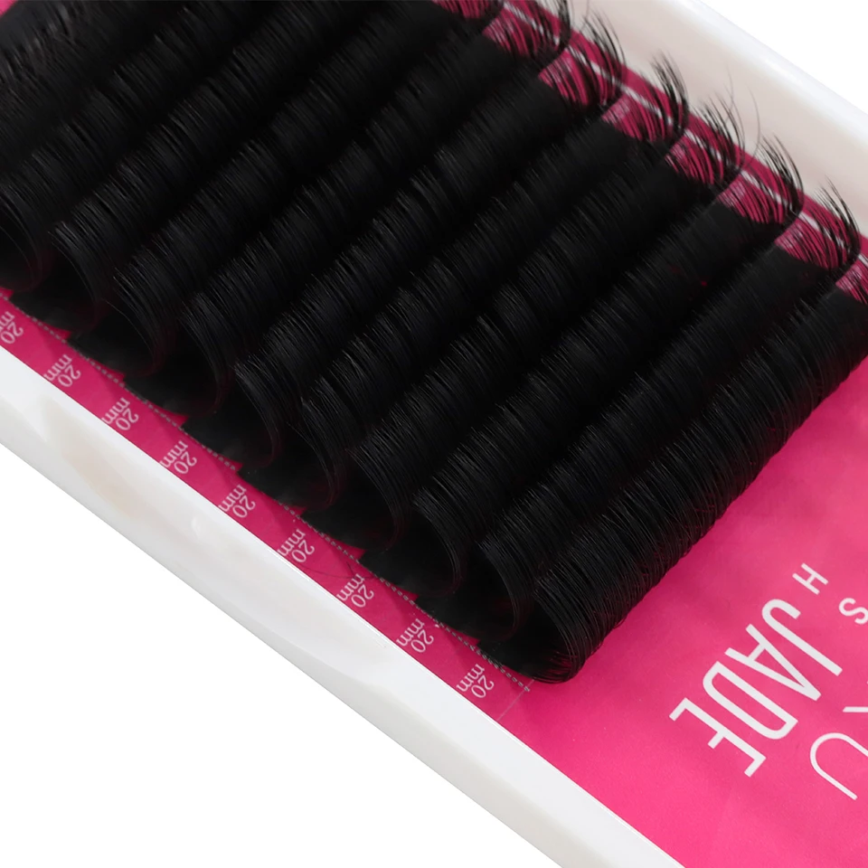RUJADE 20mm Wimpern Wimpern für Verlängerung 15-20mm Lange Falsche Wimpern Russische Silk Lash Matte Schwarz Individuelle wimpern Verlängerung – Detail 16