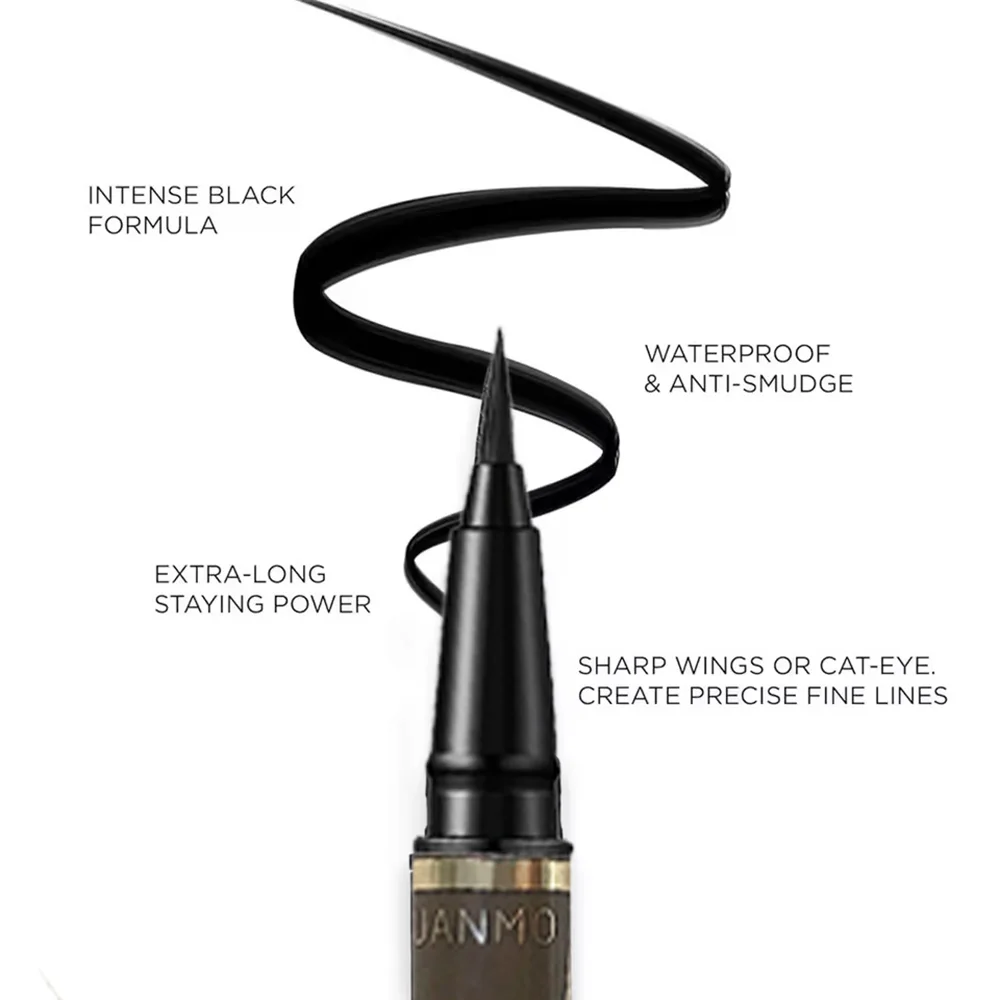 Penna eyeliner ultrafine da 0,01 mm – Liscia, ad asciugatura rapida, impermeabile, a lunga durata, facile da usare, a prova di sbavature, unisex, certificata sicura
