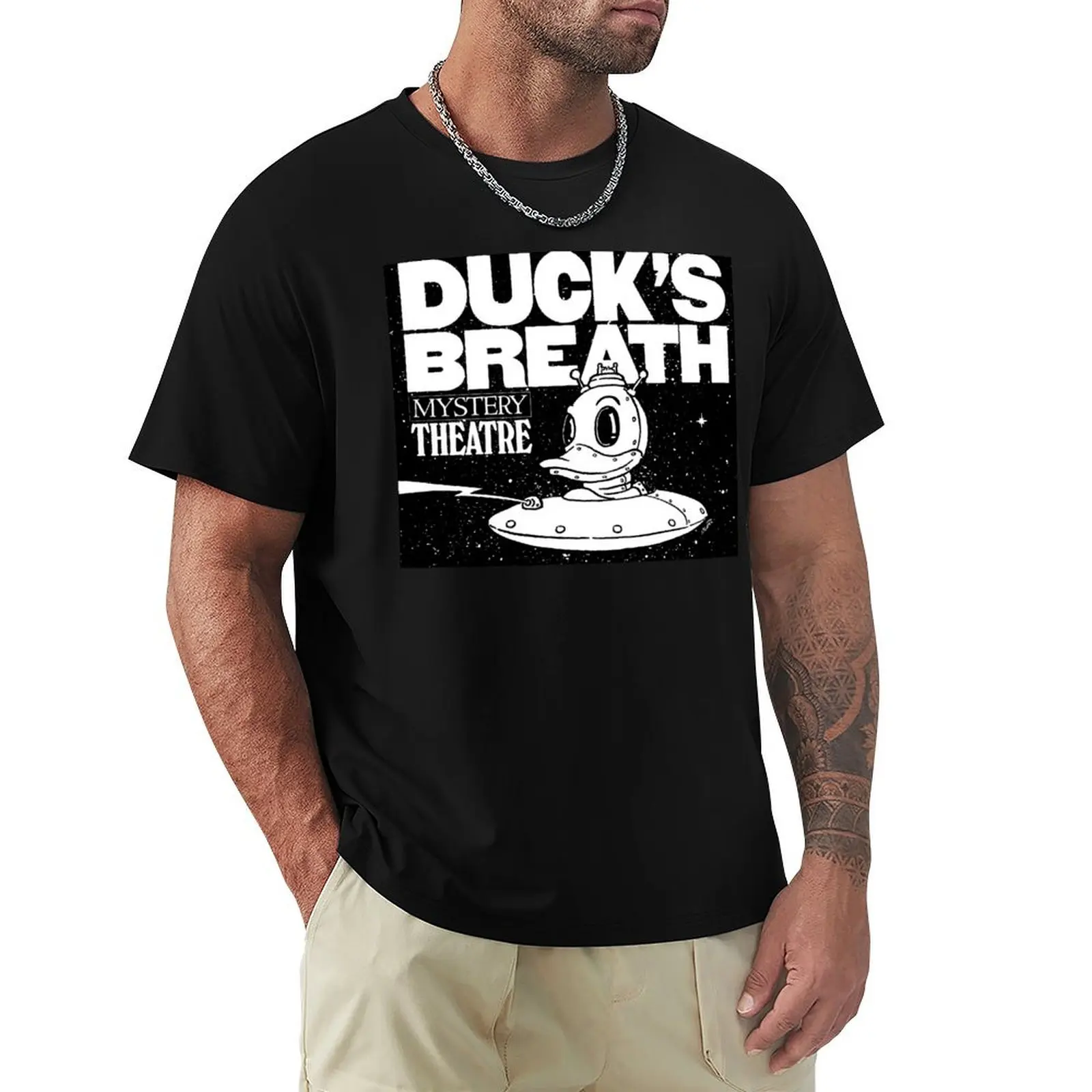 

Space Duck T-Shirt man clothes football t shirt t shirts for men graphic