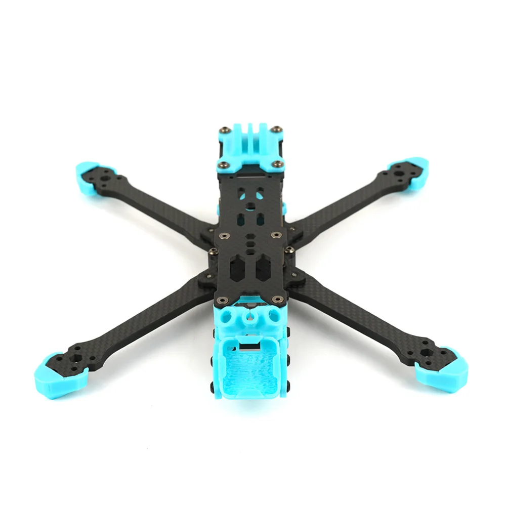 Imagem -04 - Axisflying Manta5 Frame Kit Ture x Fibra de Carbono Fpv Estilo Cinematic Drone Peças Quadcopter Diy