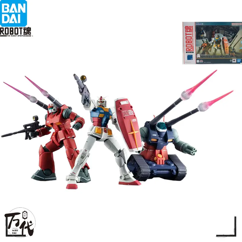 

GENUINE BANDAI ROBOT SPIRITS LIMITED WHITE BASE GUNDAM THE ORIGIN VER RX-78-2 GUNCANNON GUNTANK FINISHED GOODS MODEL TOY GIFT