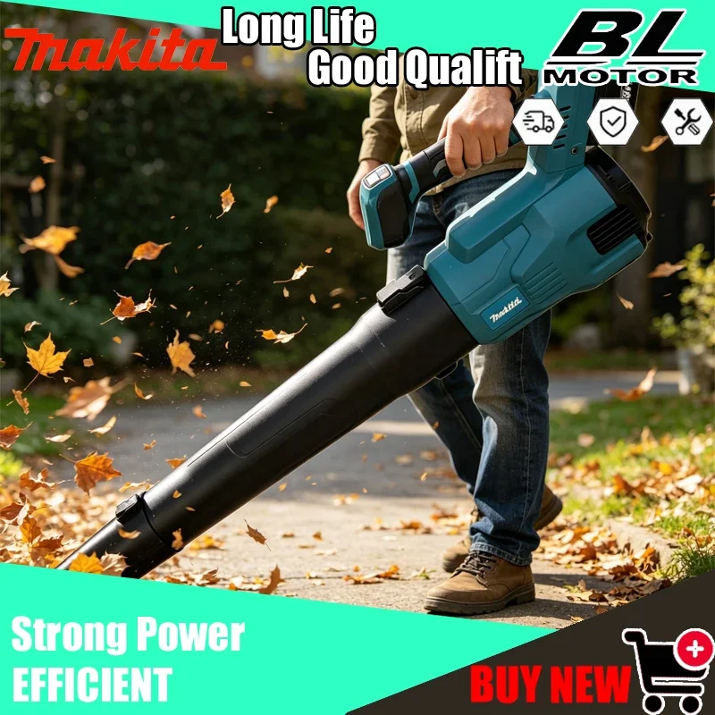 

Makita Tool for 18V Battery Cordless Electric Air Blower Handheld Efficient Leaf Snow Dust Blowing Cleaning Power Tools