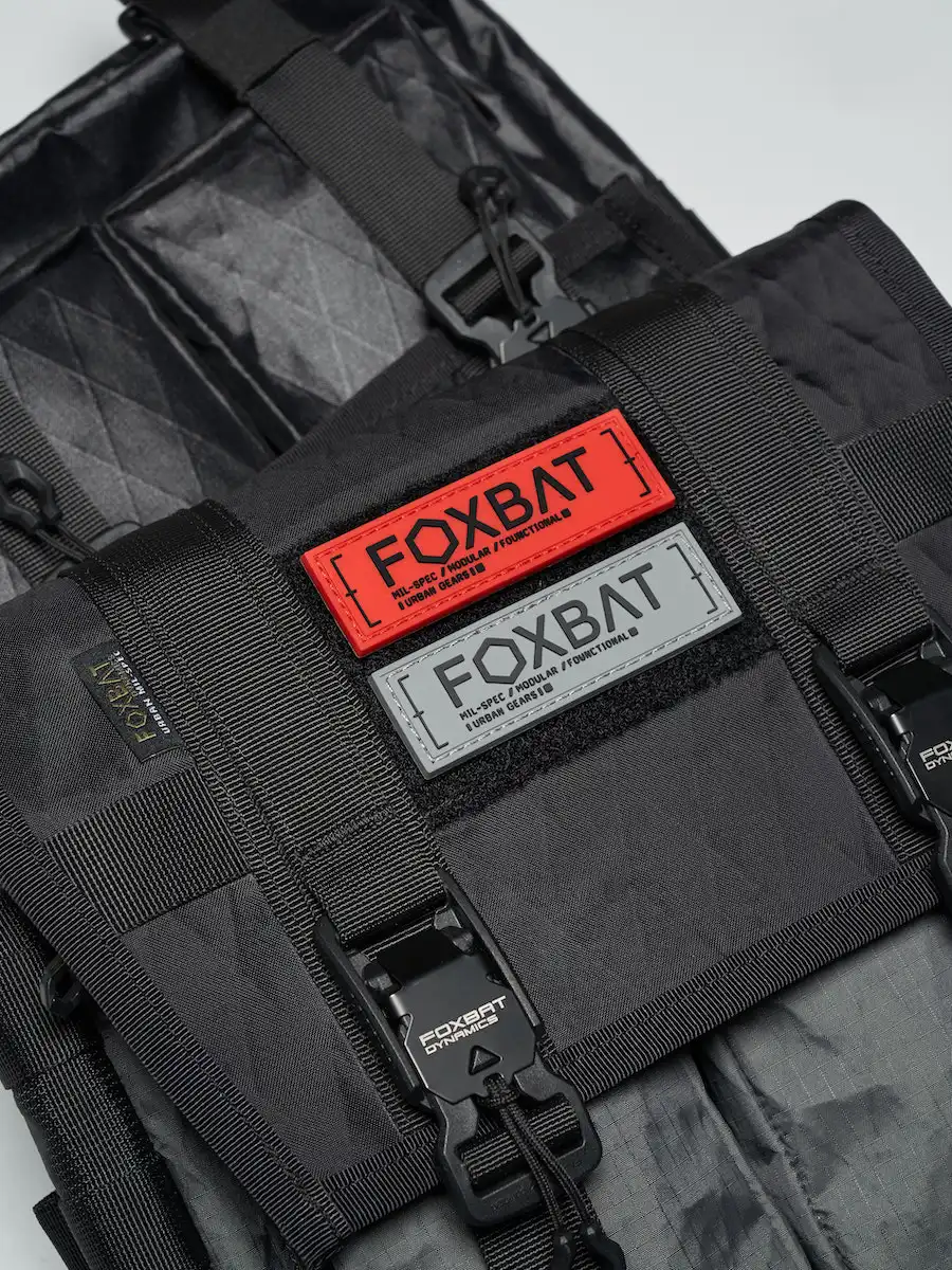 FOXBAT PVC Patch MIL-SPEC MODULAR FOUNCTIONAL URBAN GEARS Tactical Gumowa plakietka na odzież Plecak Kamizelka Dekoracja 8 kolorów