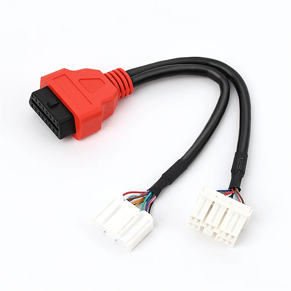 16 Pins OBD2 Adapter For Tesla Wiring Harness 12P+20P Dual Head Conversion Cable For Tesla 3 and Y Diagnostic Cable