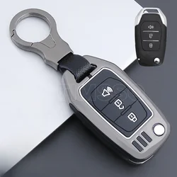 Fashion 3 Buttons Zinc Alloy + Silica Gel Car Key Cover Holder for Maxus G10 G50 V80 Protector Shell Keyless Auto Accessories