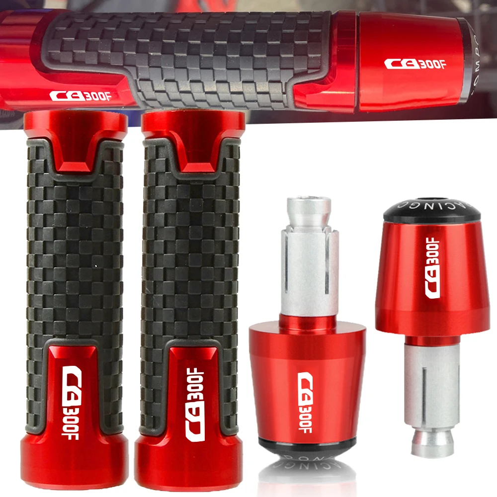 For HONDA CB300F Motor Handlebar Grips Plug Slider Handle Bar Ends CB 300 F/ FA 2014-2021 2015 2016 2017 2018 2019 2020 2022