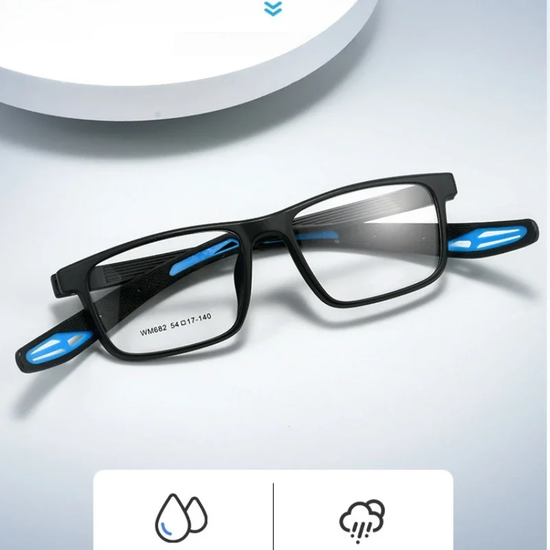 

KUXA мужские и женские TR90 анти-падение с запахом велосипедные баскетбольные спортивные очки квадратные оптические очки по рецепту оправа