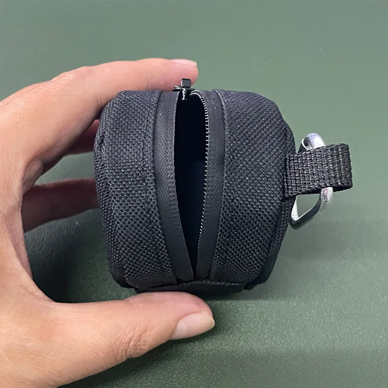 10pcs Coin Purses Women Oxford Black Ear Line Waterproof Protable Short Storage Bag With Key