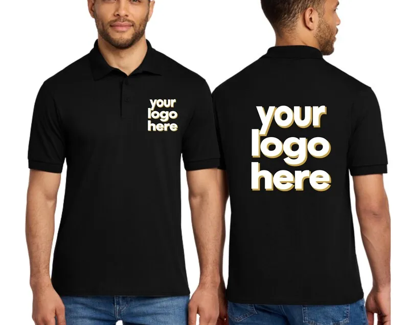 Your Custom Logo Dry Fit Polo Shirt Women Men Collared Shirt Unisex Company Business Uniforms Events Staff Working