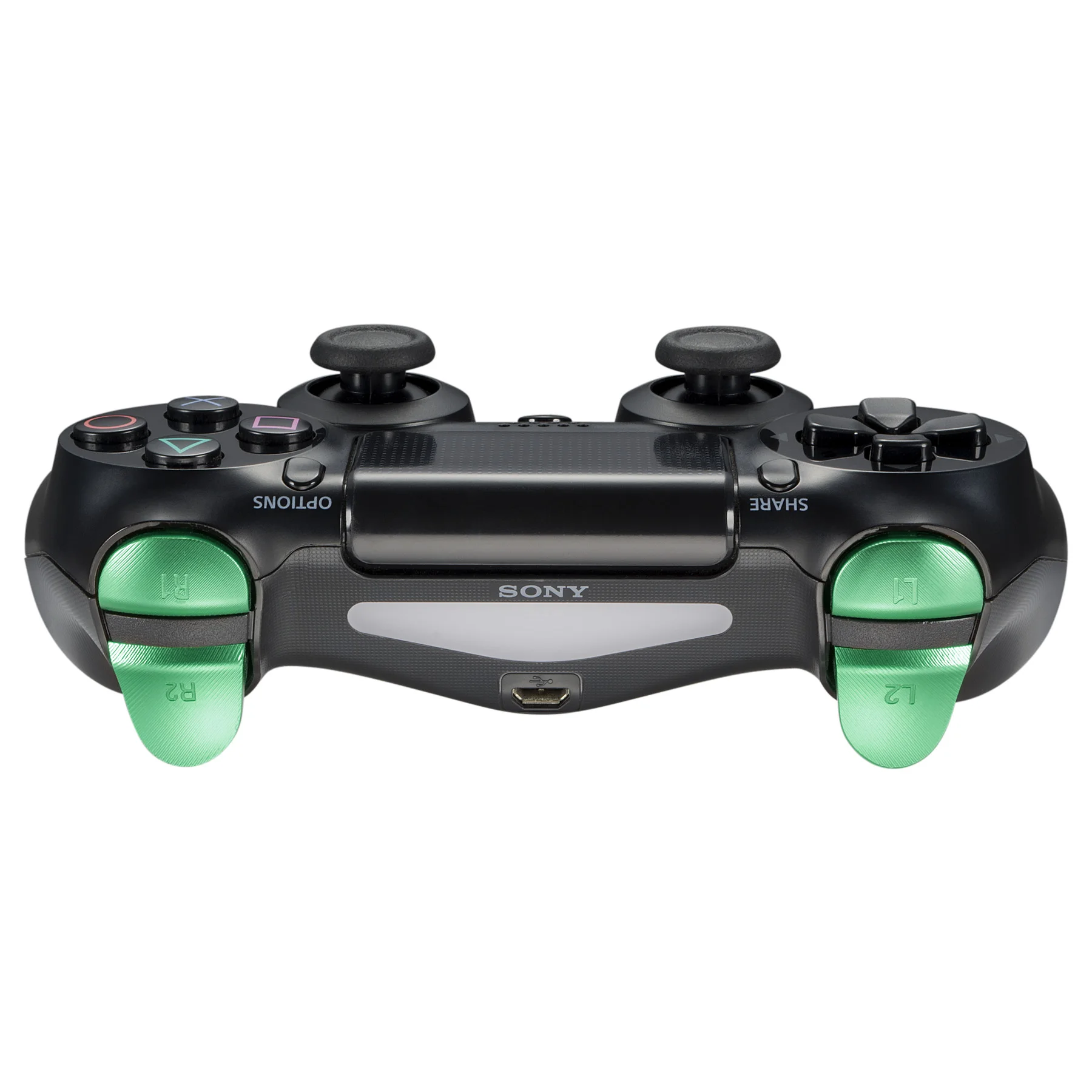 EXtremeRate 금속 컬러 버튼 키트 R1 L1 R2 L2 트리거 PS4 JDM-001 JDM-011 컨트롤러