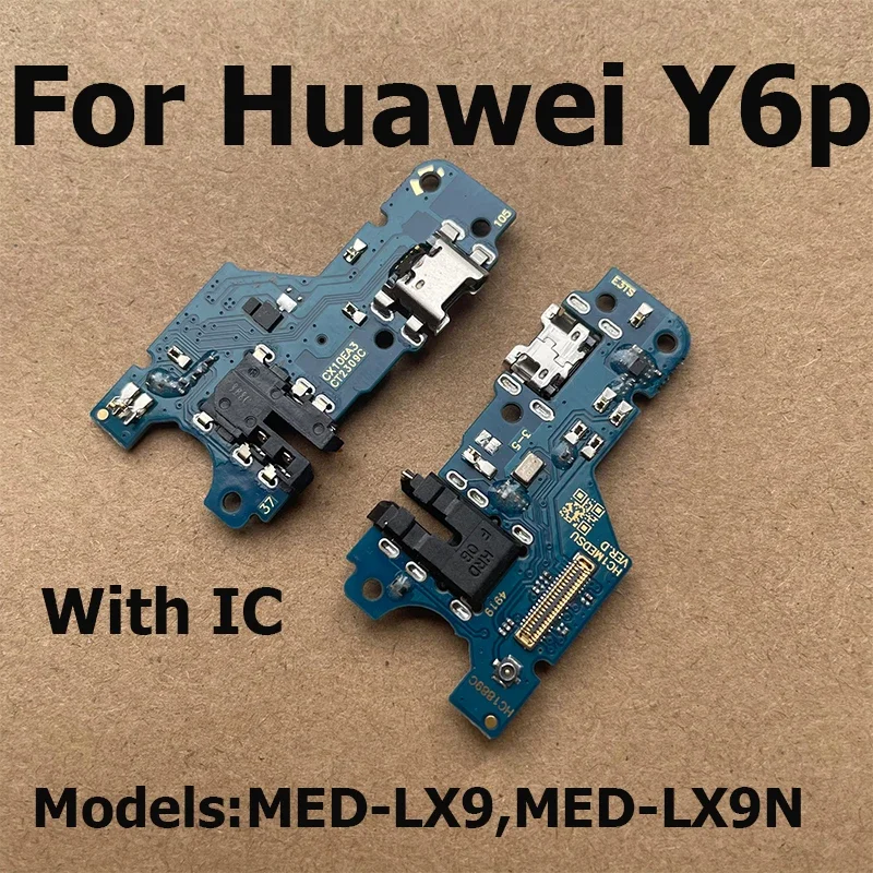 

Для Huawei Y6P 2020 USB зарядная док-станция, разъем для печатной платы, разъем для зарядного устройства, гибкий кабель