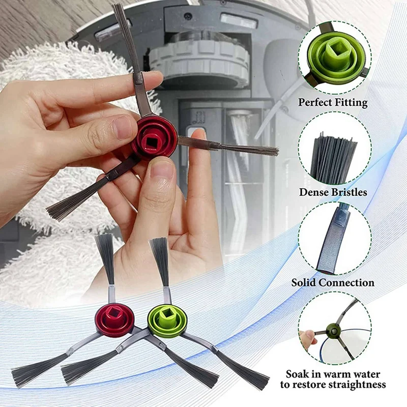 2025-2X Vacuum Cleaner Floor Care Replacement Parts Kit For ECOVACS DEEBOT X1 Omni/X1TURBO/X1 Plus Robot Vacuum Cleaner