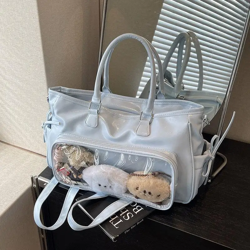 

Concert Camouflage Double-Shoulder Bag Star Chaser Pouch with Hidden Compartments And Sturdy Camera Stand for Fan Girls