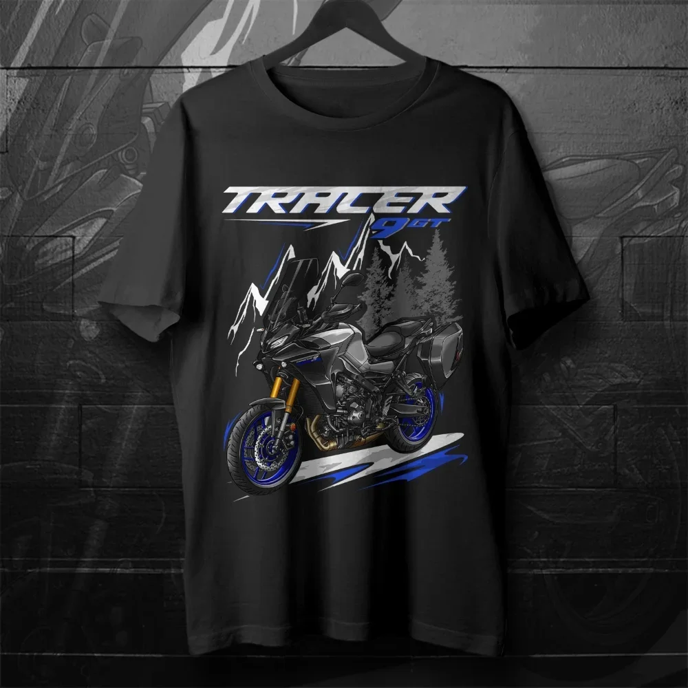 2025 summer Men 100% Cotton T Shirt Casual Tracer 9 (GT, GT+) 2021-2023 Motorcycle k1200S motorcycle T-shirt Graphic Summer