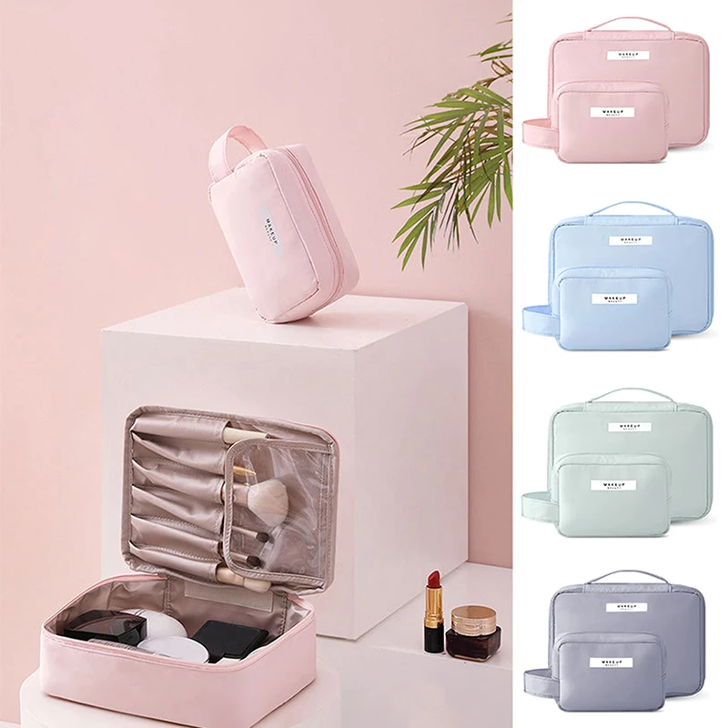 

Ladies Portable High Appearance Index Cosmetic Bag Large-capacity Travel Washing Bag Three-dimensional Makeup Storage Bag