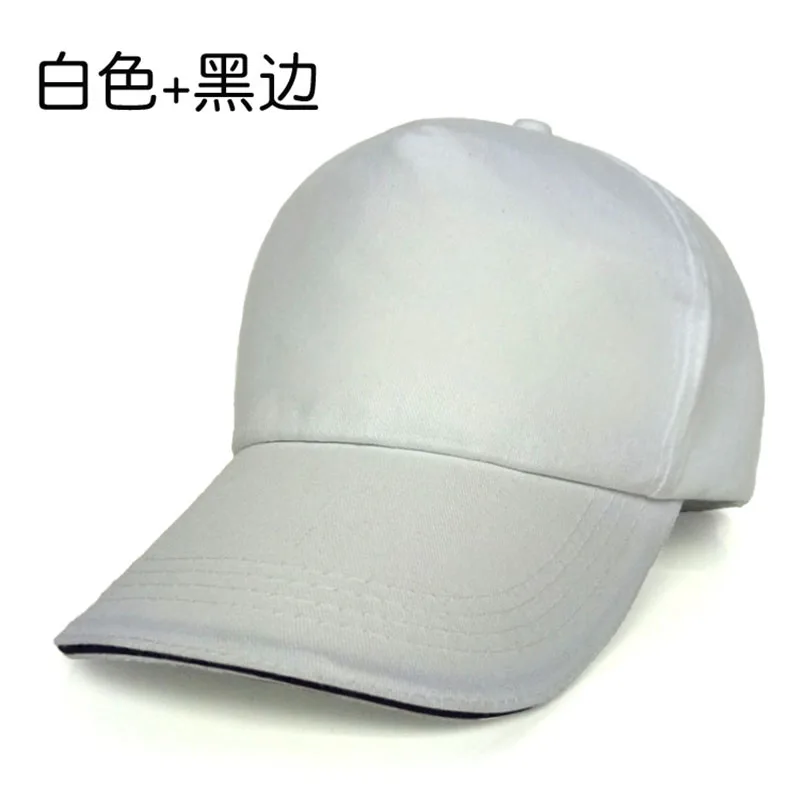 Custom Logo Embroidery Baseball Cap Casual Solid Color Unisex Adjustable Hip Hop Cap Adult Cap