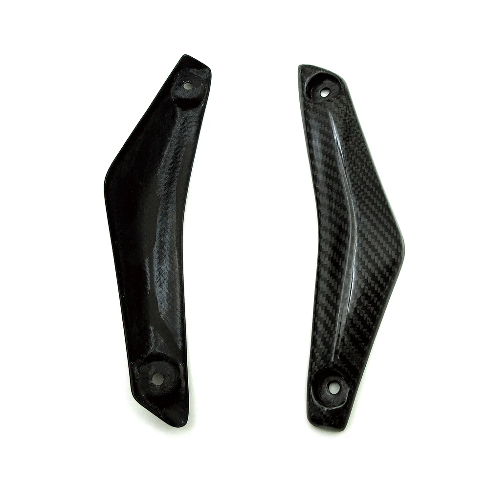 New Motorcycle Carbon Fiber Look Windshield Strips Cover Scooter Accessories Set For KYMCO AK550 2017 2018 2019 2020 2021 1 Pair