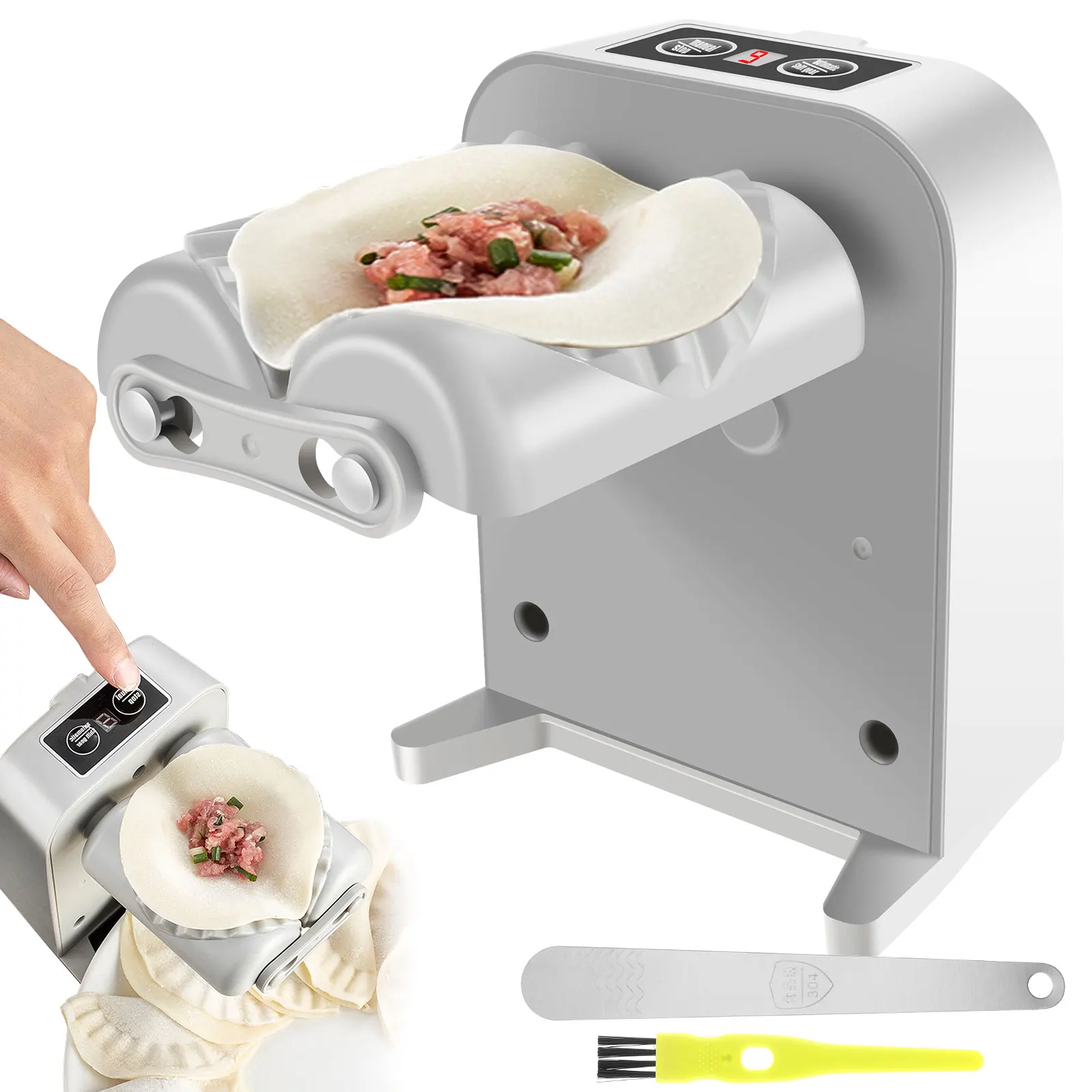 Automatic Electric Dumpling Maker Machine Dumpling Mould Pressing Dumpling Skin Manual Mould Baking Tool Kitchen Accessories