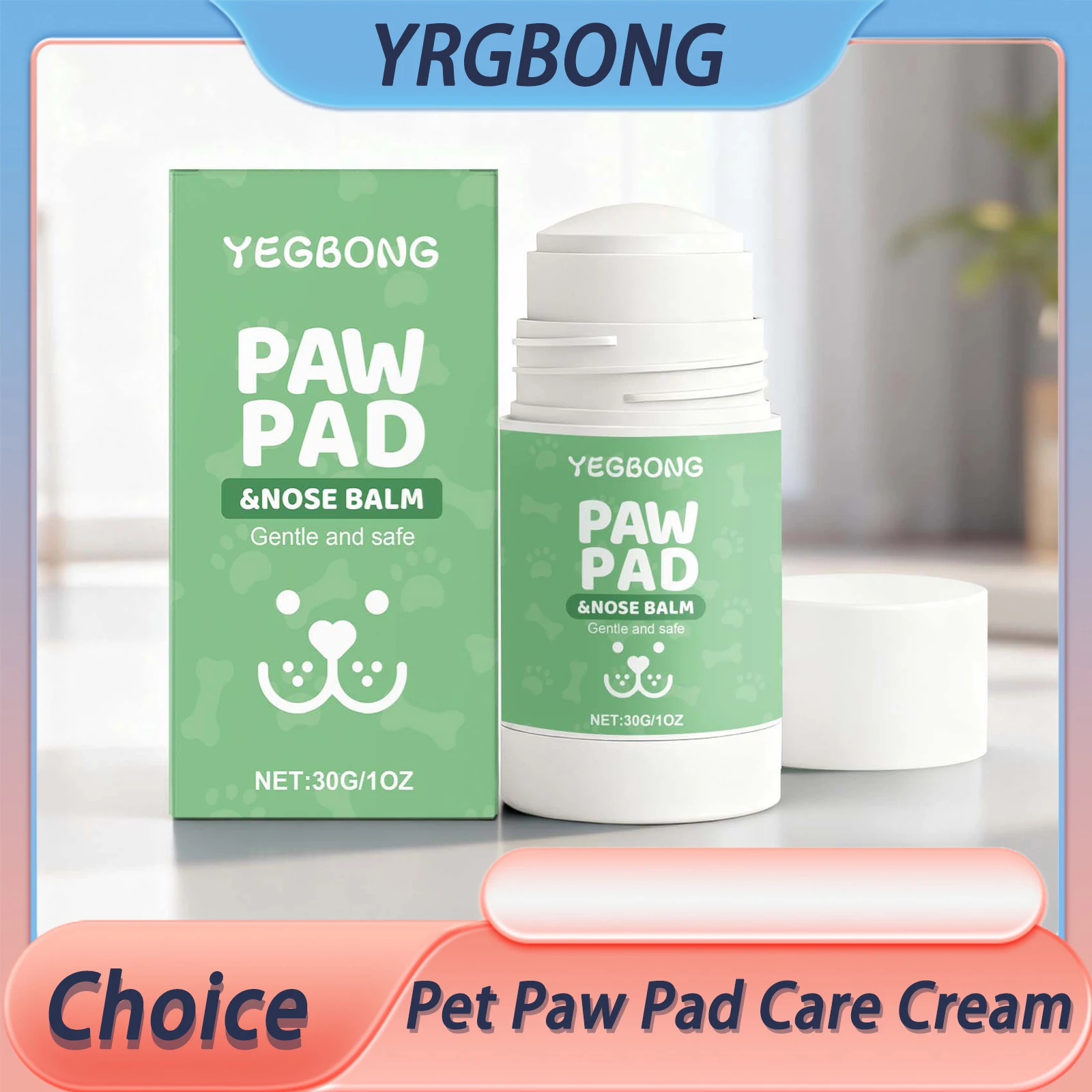 

YEFBONG Pet Claw Care Cream Gentle Moisturizing Deeply Nourishing Claw Remove Dead Skin Repair Damaged Skin Pet Paw Repair Cream