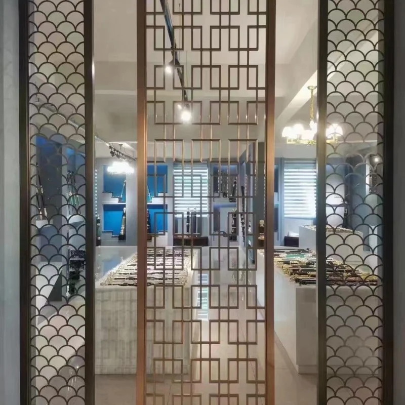 Personalizado Laser Corte Interior Partition Screen, Decoração De Metal Personalizado