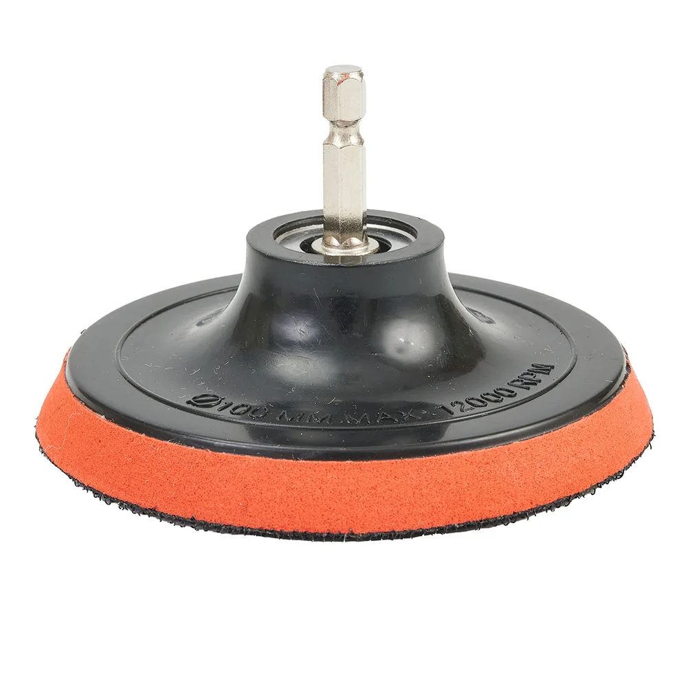 10 عبوات من أقراص الصنفرة 4 بوصة 100 مم ورق الصنفرة بخطاف وحلقة مع وسادة دعم M10 مجموعة مع 60/80/120/180/240 كل قطعتين للصنفرة