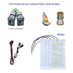 2 seats heated seat,seat heater fit Prado,Corolla,RAV4,Reiz,Yaris,Camry,Crown EZ,Vios,Venza,Alphard,Scion,car seat heater