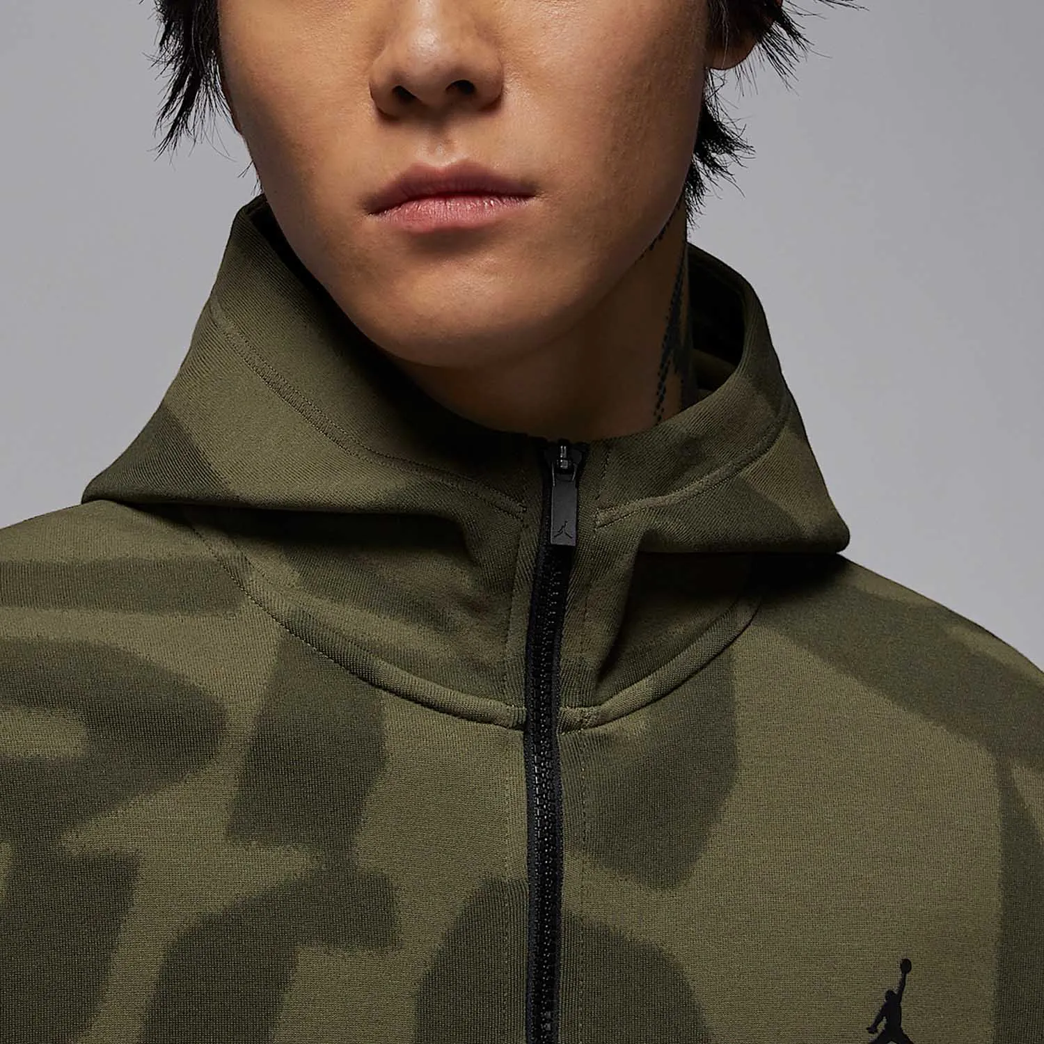 Nike Official Authentic JORDAN Men's Hooded Knit Warm Printed Jacket FV8621-222 - view 3