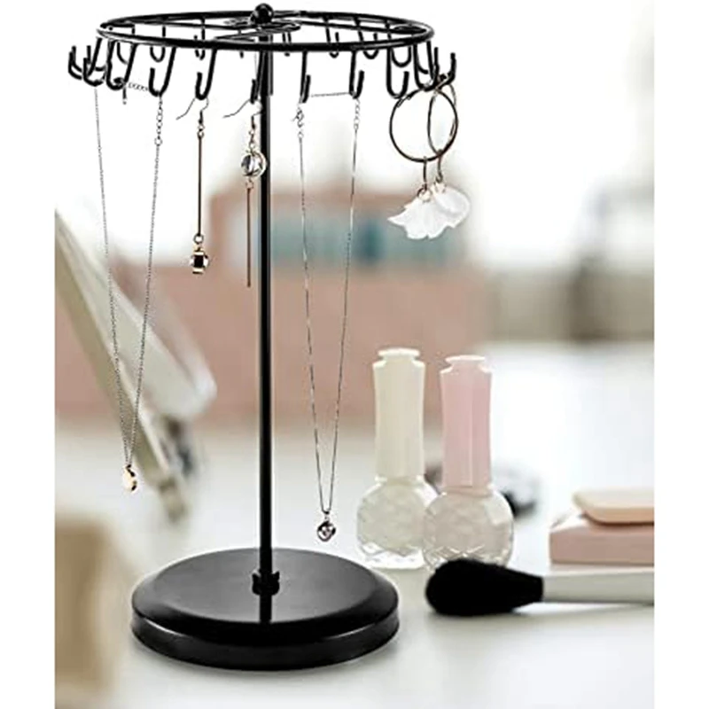 B-M 2 Pcs Jewelry Tree Display Stand Bracelet Earrings Jewelry Stand Jewelry Display Props,With 23 Hooks