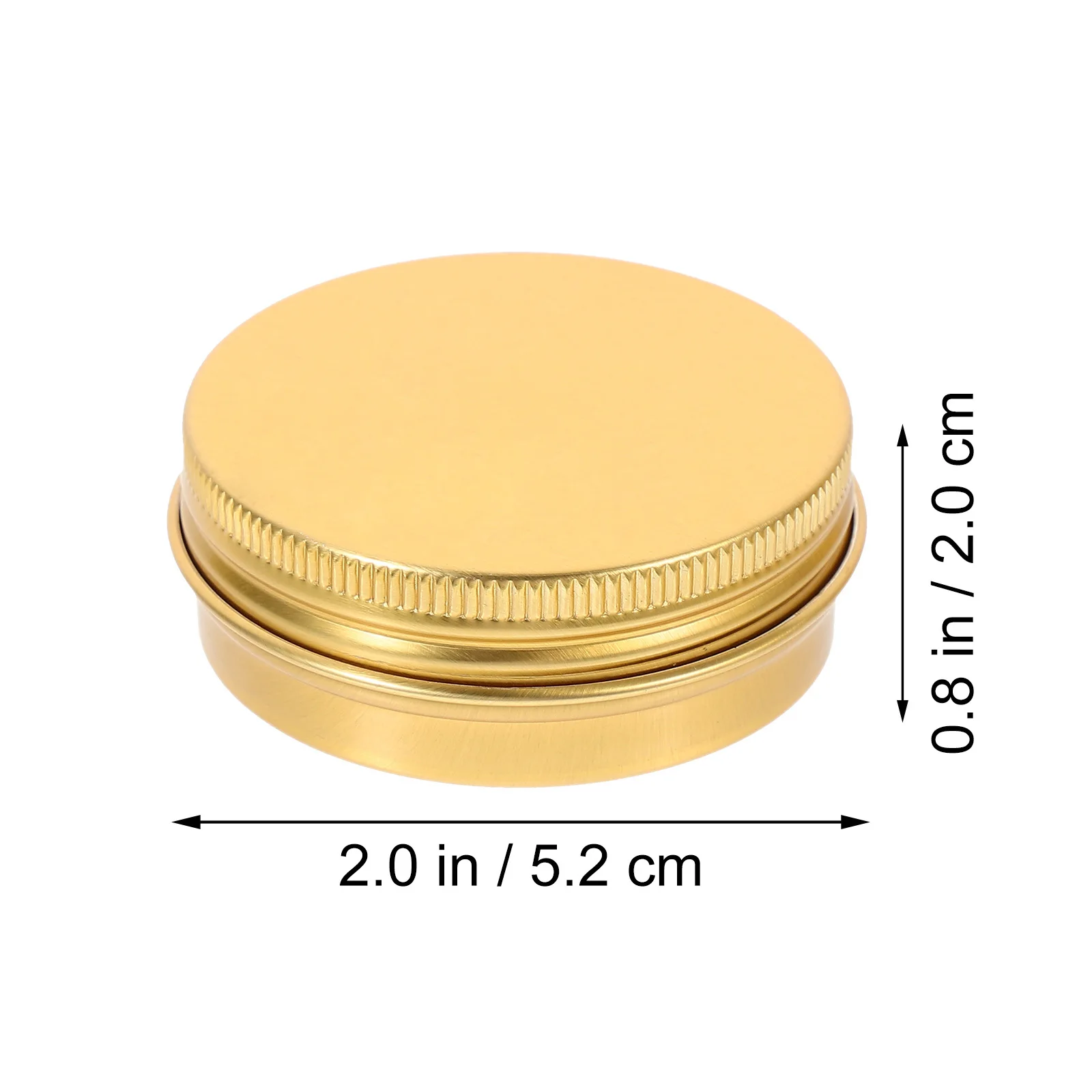 

6pcs Jars Storage Containers Round Aluminum Tins For Diy Cosmetics Lip Balm Wax Melts Metal Round Tins Aluminum Tin Cans