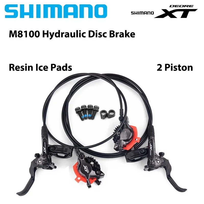 Shimano-deore XT油圧ディスクブレーキセット,SLX, M7100, M7120