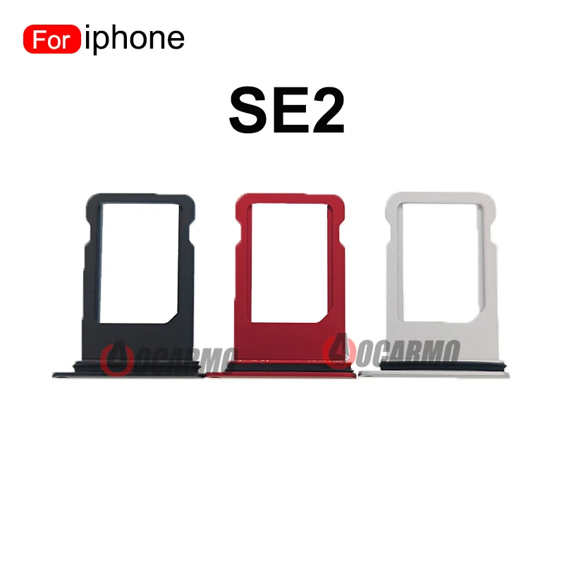 Aocarmo-titular do cartão sim para iphone se 2ª geração, se2, se3, bandeja sim, peças de reposição, preto, branco, vermelho