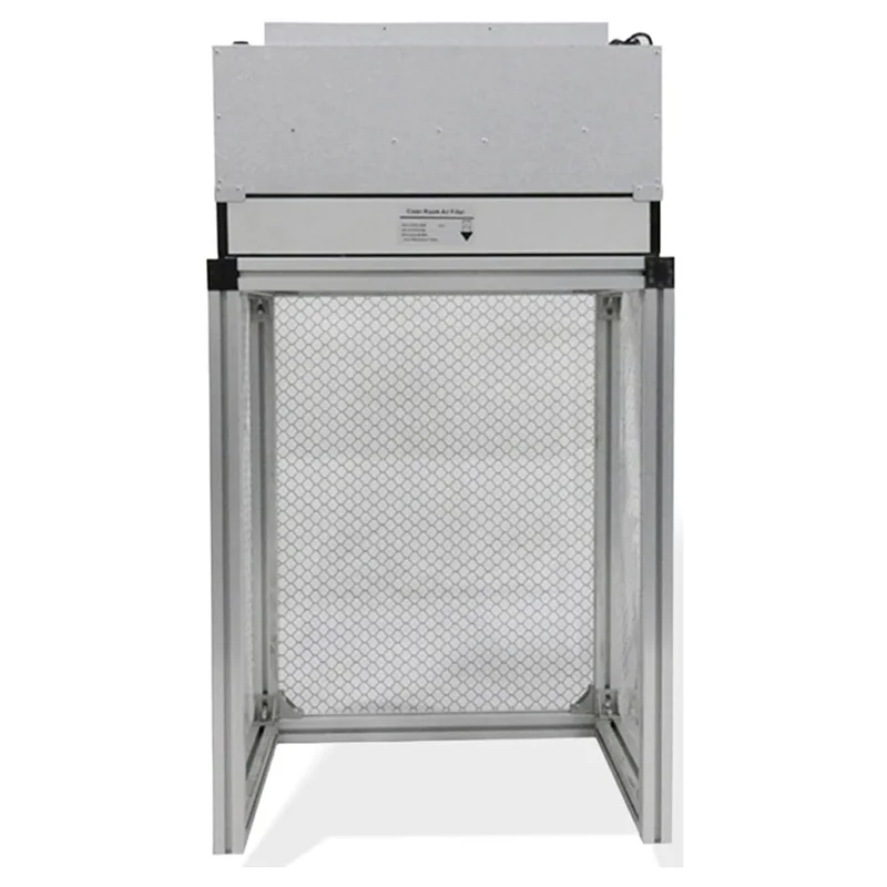 

Mini Workstation Air Cleaning Equipment with HEPA Filter FFU-Clean Vertical Laminar New Clean Bench Hood Included