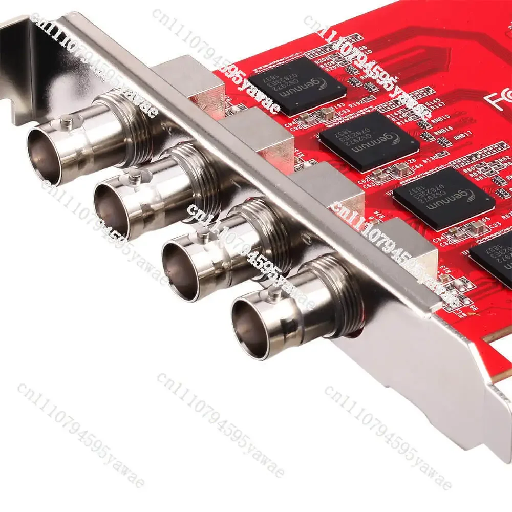 For Quad Channel DVB Transceiver Card TS Input ASI Output PCIe Interface