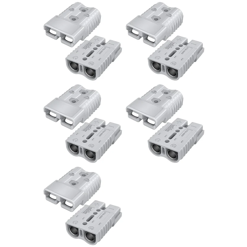 A02M-5X 175Amp Battery Quick Connect/Disconnect Connector, Wiring Harness Plug Connector Kit For Car Winch Trailer