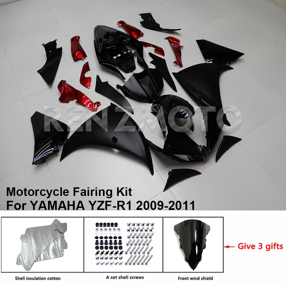 

YZFR1 Motorcycle Fairing Set Body Kit Plastic For YAMAHA YZF-R1 YZF R1 2009-2011 Accessories Injection Bodywork Y1009-114a